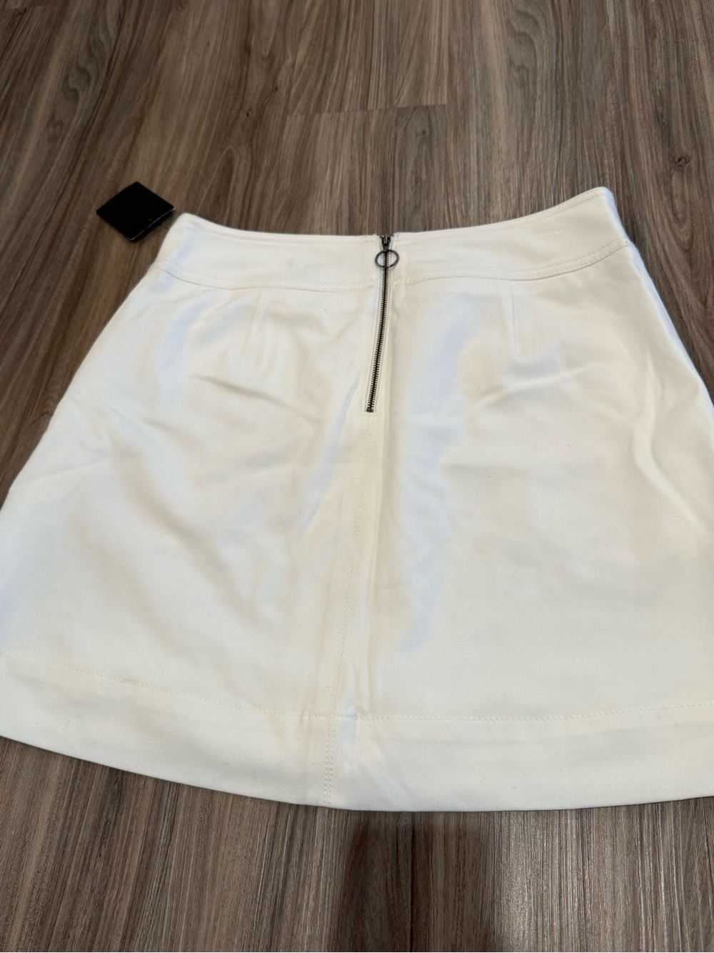 NWT Valette Ivory A-Line Mini Skirt - Picture 5 of 9
